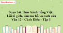 Soạn bài Thực hành tiếng Việt: Lỗi lô gích, câu mơ hồ và cách sửa Văn 12 Cánh Diều tập 1