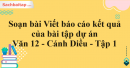 Soạn bài Viết báo cáo kết quả của bài tập dự án Văn 12 Cánh Diều tập 1