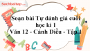 Soạn bài Tự đánh giá cuối học kì 1 Văn 12 Cánh Diều tập 1