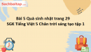 Bài 5 Quà sinh nhật trang 29 SGK Tiếng Việt 5 Chân trời sáng tạo tập 1