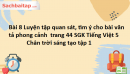 Bài 8 Luyện tập quan sát, tìm ý cho bài văn tả phong cảnh  trang 44 SGK Tiếng Việt 5 Chân trời sáng tạo tập 1