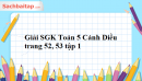 Giải SGK Toán 5 Cánh Diều trang 52, 53 tập 1