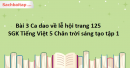 Bài 3 Ca dao về lễ hội trang 125 SGK Tiếng Việt 5 Chân trời sáng tạo tập 1