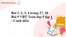 Bài 1, 2, 3, 4 trang 27, 28 Bài 9 VBT Toán lớp 5 tập 1 - Cánh Diều