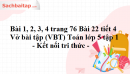 Bài 1, 2, 3, 4 trang 76 Bài 22 tiết 4 Vở bài tập (VBT) Toán lớp 5 tập 1 - Kết nối tri thức