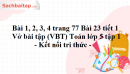 Bài 1, 2, 3, 4 trang 77 Bài 23 tiết 1 Vở bài tập (VBT) Toán lớp 5 tập 1 - Kết nối tri thức